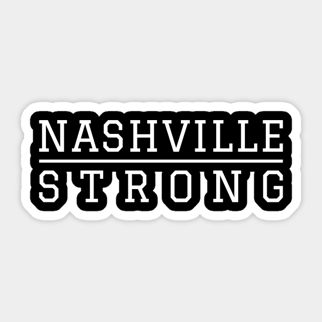 Nashville Strong Sticker by Lasso Print